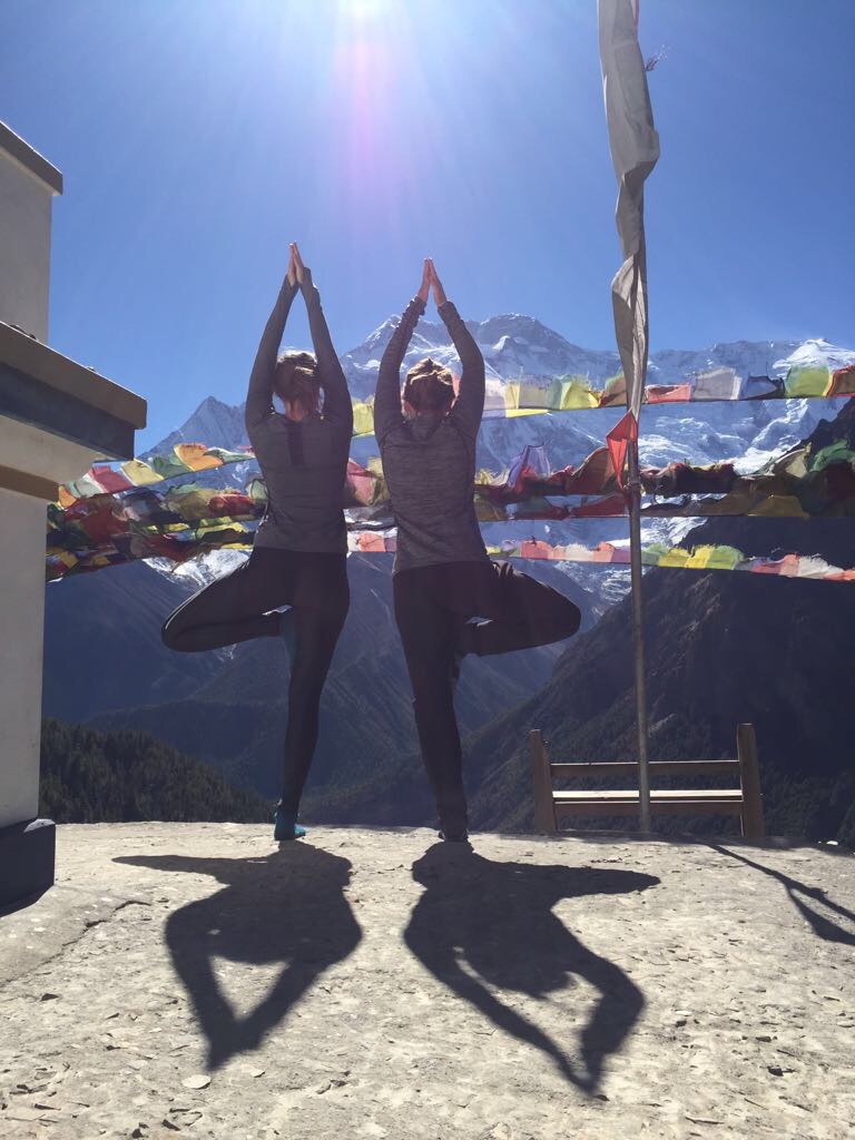 Serene yoga practice in nature